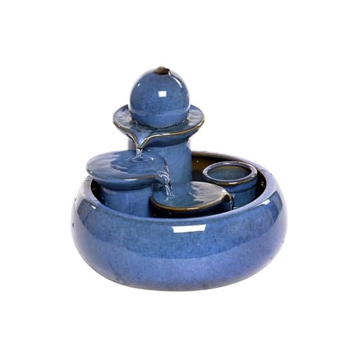Desktop-Brunnen, Tisch-Entspannungsbrunnen mit fließendem Wasserrad-Luftbefeuchter-Dekor Desktop-Brunnen, Tisch-Entspannungsbrunnen mit fließendem Wasserrad-Luftbefeuchter-Dekor von TALWHAH