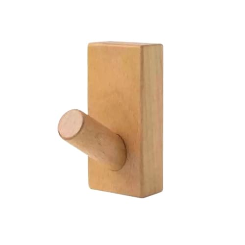 TALWHAH Wandgarderobe, Wandgarderobenhaken aus Massivholz – for Eingangsbereich, Schlafzimmer und Flur(Light brown) von TALWHAH