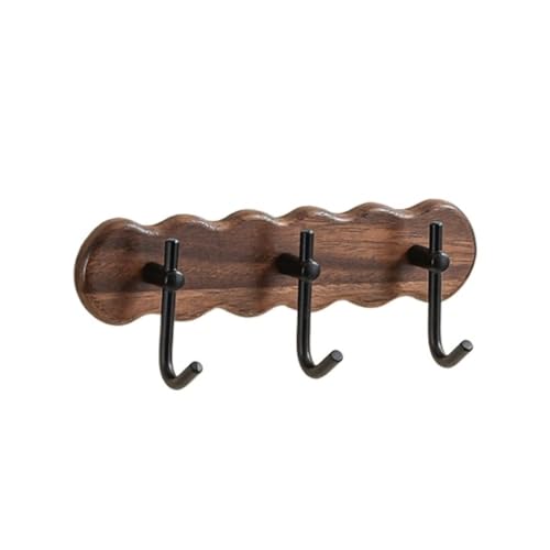 Wandgarderobe, Wandhaken aus Massivholz ohne Bohren for Hüte, Tür- und Schrank-Organizer(21cm) von TALWHAH