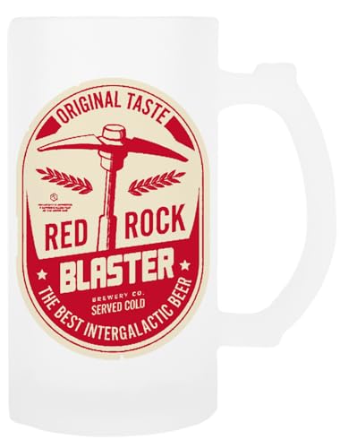 TAMBOOTEE Deep Rock Galactic Red Rock Trinkbecher Aus Glas Mit Bierkrug Und Henkel von TAMBOOTEE