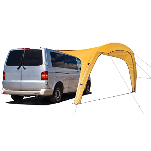 TAMBU GATI Bus Sonnensegel AIR – Aufblasbares Sonnensegel für Camper & Vans – Wasserdicht, Recycelt, mit Luftpumpe & Keder – 3 Befestigungsoptionen, 2000 mm Wassersäule von TAMBU