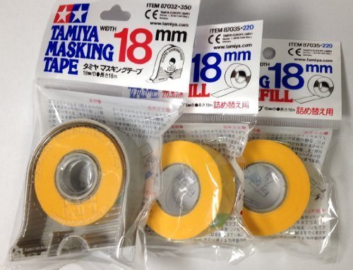 TAMIYA 18mm Masking Tape with 2pcs Refill von TAMIYA