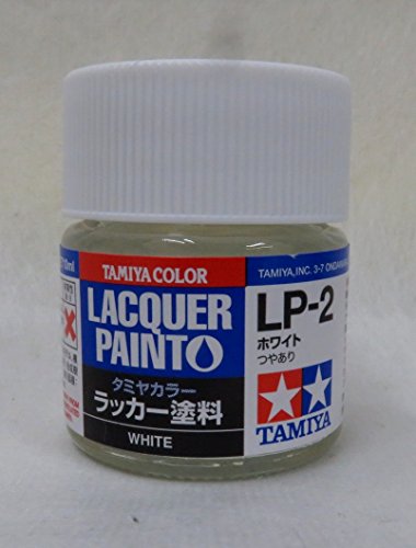 TAMIYA LP-2 Weiß glänzend | Streichlack 10ml #82102 von TAMIYA