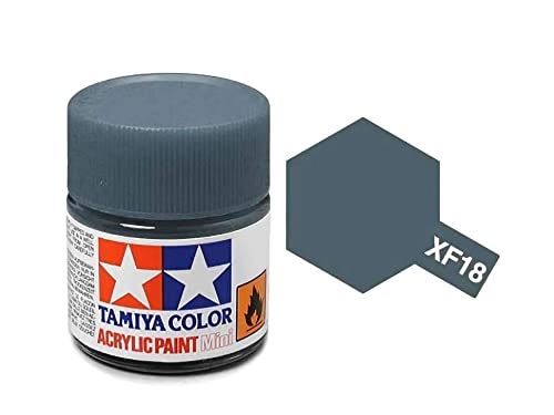 TAMXF18 81718 Acrylic Mini XF18 Medium Blue 1/90ml von TAMIYA