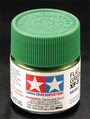 TAMXF5 81705 Acrylic Mini XF5 Flat Green 30ml von TAMIYA