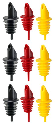 Ausgießer schwarz - rot - gelb im Set von TAMLED