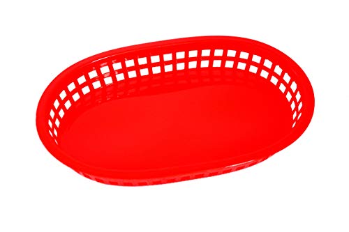 Brotkorb Greta rot - 12 Stück von TAMLED