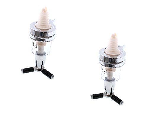 TAMLED Dosiergerät 4 cl für Schnapsflaschen in einer Flaschenregalhalter 2er Set TAMLED Dosiergerät 4 cl für Schnapsflaschen in einer Flaschenregalhalter 2er Set von TAMLED