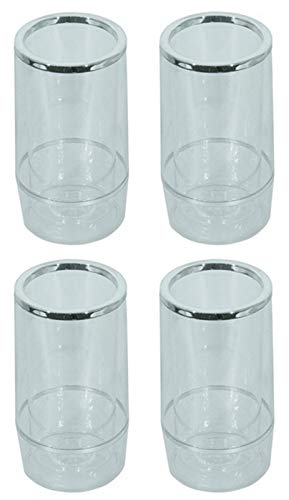 Flaschenkühler Acryl doppelwandig bruchsicher - 4 Stück von TAMLED