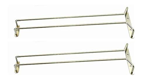 Gläserschiene 40 cm verchromt - 2 Stück von TAMLED