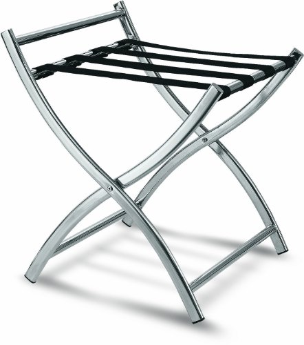 Kofferständer mit Wandschutz im hochwertigem Edelstahl - Design von TAMLED