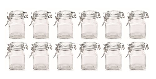 Petit Bügelverschlussglas eckig 100 ml 12er Set von TAMLED