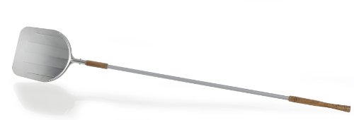Pizzaschaufel Aluminium 2 m mit beweglichem Mittelgriff - 35 x 31,5 cm Schaufelmaß von TAMLED
