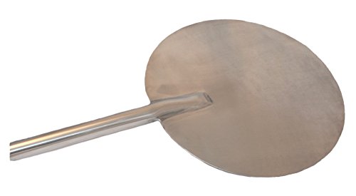 Pizzaschaufel Edelstahl Ø 20 cm 150 cm - extra stabile Ausführung von TAMLED