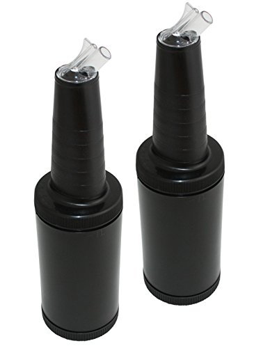 Bottle pour master schwarz 2 Stück 1LITER mit Deckel von TAMLED
