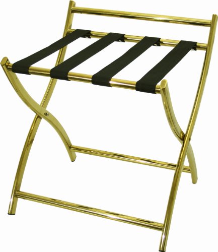 TAMLED Kofferständer mit Wandschutz im hochwertigen Titanium Gold - Design von TAMLED