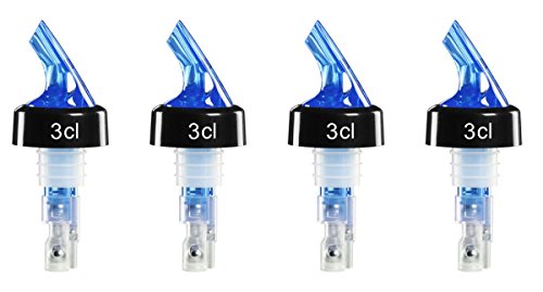 TAMLED Portionierer 3 cl Ausgießer neon blau Set von TAMLED