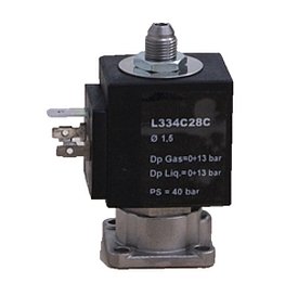 Rancilio 24V Gruppenventil 3/2 Wege-Ventil Magnetventil schwarz von TAMLED