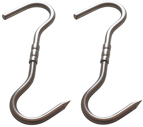 TAMLED SET Fleischhaken-Drehhaken Länge 28 cm Ø 12 mm - 2 Stück von TAMLED