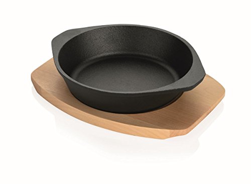 TAMLED Servierpfanne mit Holzuntersetzer von TAMLED