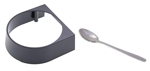 TAMLED Set Gruppenverkleidung + Espressolöffel zu Espressomaschine Rancilio Silvia black von TAMLED