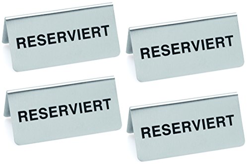 TAMLED Tischaufsteller Reserviert 4 Stück TAMLED Tischaufsteller Reserviert 4 Stück von TAMLED