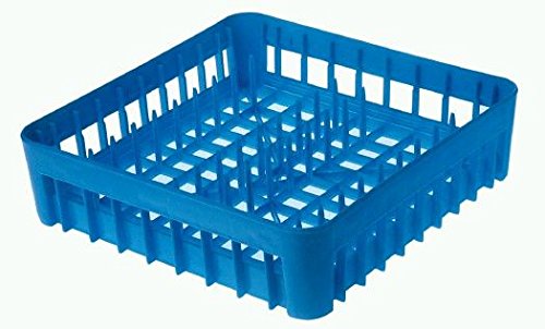 Tellerspülkorb 40 x 40 cm Spülkorb blau für Teller mit 36 Fingern von TAMLED