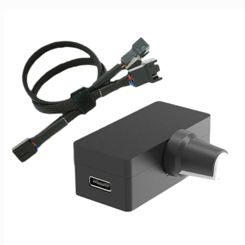 TAMOSH PWM-Geschwindigkeitsregler 4Pin PWM-Lüftersteuerung PWM-Steuerung USB-Type-C-Netzteil DIY-Wasserkühlungs-Kühlungsoption, Einfach zu Verwenden B TAMOSH PWM-Geschwindigkeitsregler 4Pin PWM-Lüftersteuerung PWM-Steuerung USB-Type-C-Netzteil DIY-Wasserkühlungs-Kühlungsoption, Einfach zu Verwenden B von TAMOSH