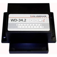 TAMS Elektronik 43-02358-01-C Gehäuse Zubehör für Weichendecoder WD-34.2 von TAMS Elektronik