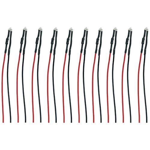 TAMS Elektronik 81-50062-10-C LED mit Anschlussdrähten Warmweiß 10 St. von TAMS Elektronik
