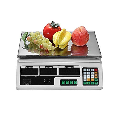 Elektronische Waage 30kg Elektrische Waage, LCD Digitale Küchenwaage, Elektronische Preisberechnung, Industrielle Handelswaage Heimwaage Elektronische Waage 30kg Elektrische Waage, LCD Digitale Küchenwaage, Elektronische Preisberechnung, Industrielle Handelswaage Heimwaage von TAMSNDL