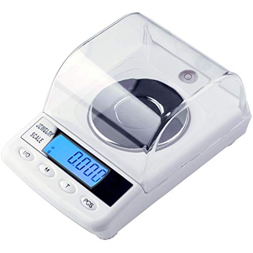 Elektronische Waage Mini Schmuckwaage 50 g / 0,001 g Hochpräzise Digitalwaage LCD-Bildschirm Tarra PCS-Funktion Elektronische Waage Waagen von TAMSNDL
