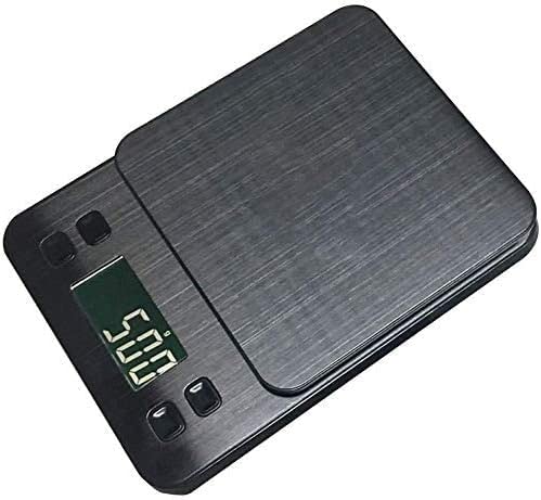 Elektronische Waagen Elektronische Waagen Digitale Küchenwaagen 5kg / 0.1kg Ultradünne Lebensmittelwaagen mit LCD-Bildschirm, Elektronische Kochwaage, Tara-Funktion, Automatisches Aussch von TAMSNDL