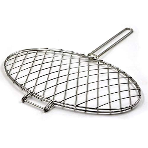 Grillkorb Edelstahl Grillfisch Clip Rund Gegrillter Fisch Clip Barbecue Beat von TAMSNDL