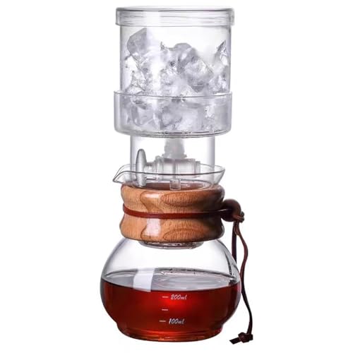 TAMUME Cold Brew Kaffeekanne mit Glas-Servierkaraffe für 1-4 Tassen von TAMUME