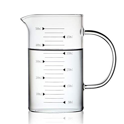 TAMUME Glasmessbecher zum Backen, Messbecher für die Küche von TAMUME