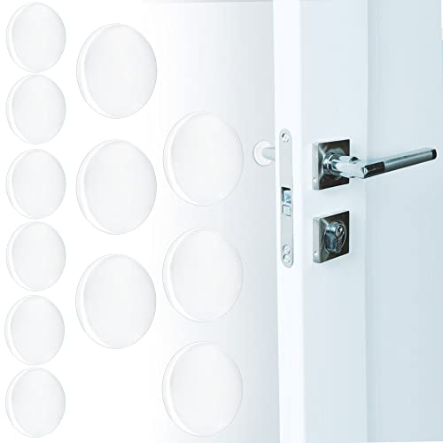 TANCUDER 12 Stück Türschutz selbstklebend Türstopper Schutzpuffer Wandschutz Transparent Elastikpuffer Runde Wandschutz Set Anschlagpuffer für Wand, Möbelschutz und Geräuschreduzierung 4 cm, 5 cm TANCUDER 12 Stück Türschutz selbstklebend Türstopper Schutzpuffer Wandschutz Transparent Elastikpuffer Runde Wandschutz Set Anschlagpuffer für Wand, Möbelschutz und Geräuschreduzierung 4 cm, 5 cm von TANCUDER
