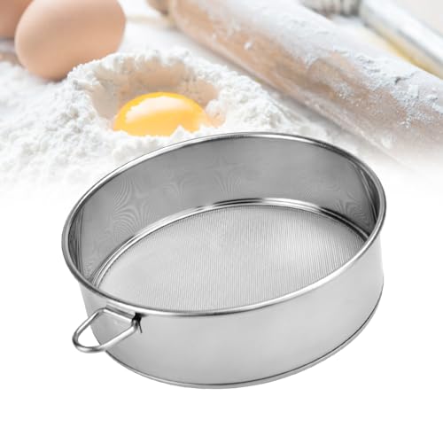 TANCUDER Mehlsieb Edelstahlsieb Feinmaschensieb Fein Küchensieb 304 Edelstahl Sieb Rundes Fein Mehlsieb 25 * 25 * 5.2cm Edelstahl Fein Mehl Sieben für Reis, Getreide, Bohnen, Obst und Gemüse (Silber) TANCUDER Mehlsieb Edelstahlsieb Feinmaschensieb Fein Küchensieb 304 Edelstahl Sieb Rundes Fein Mehlsieb 25 * 25 * 5.2cm Edelstahl Fein Mehl Sieben für Reis, Getreide, Bohnen, Obst und Gemüse (Silber) von TANCUDER
