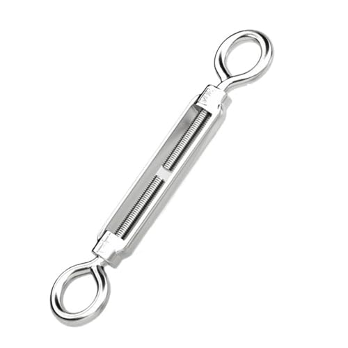 Spannschloss aus Edelstahl 304, Öse und Öse, robust, M4–M27, Spanner for Kabel-Drahtseilspannung, Sonnenschutz, Zeltinstallation, 1 Packung(M10) von TANGJIANCHENG
