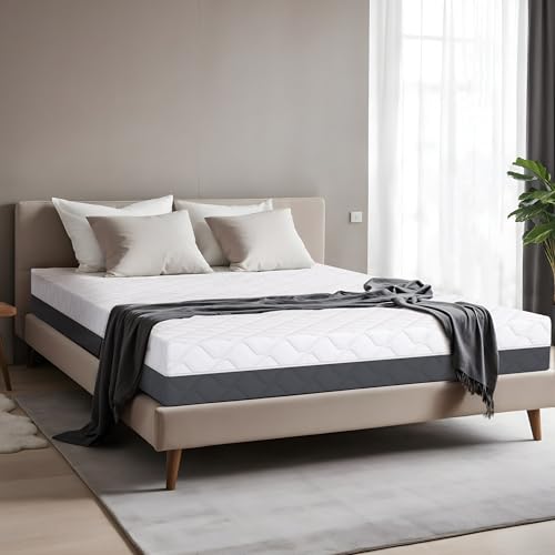 TANHK Mattress | Medium Firm Orthopaedic Support | Hybrid Memory and Waterfoam Formula | 100% Made in Italy | Breathable, Anti Dust Mite and Antibacterial (Revitalizing, 135 x 190) von TANHK
