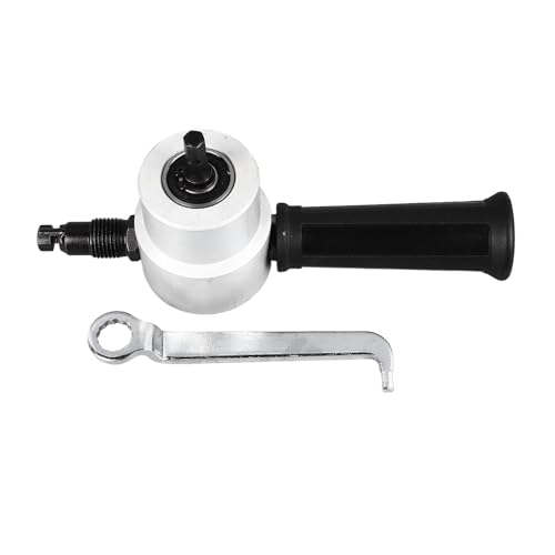 Double Head Sheet Metal Cutter - Alloy 360 Degree Metal Sheet Nibbler Drill Attachment for Carpenter Tools - Cutter for Efficient and Burr Cutting von TANIQIACA