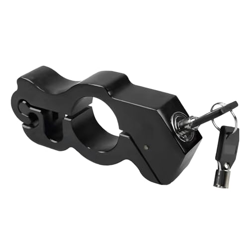 Lenkerschloss, Aluminiumlegierung, Diebstahlsicherung, Motorrad-Drehgriff-Gasbremsschloss für Elektrofahrrad, Roller, ATV, Lenkerschloss, Motorrad-Lenkerschloss, Lenkerschloss für Lenkerschloss, Aluminiumlegierung, Diebstahlsicherung, Motorrad-Drehgriff-Gasbremsschloss für Elektrofahrrad, Roller, ATV, Lenkerschloss, Motorrad-Lenkerschloss, Lenkerschloss für von TANIQIACA