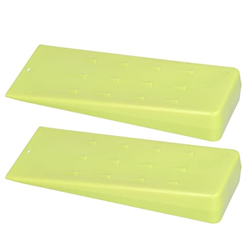 TANIQIACA 2 Pcs 8 Inch Green Plastic Chainsaw Wedges, Easy to Use Felling Cutting Wedges, Log Splitter Wedges for Tree Cutting, Prevents Pinching and Increases Friction, Sturdy and TANIQIACA 2 Pcs 8 Inch Green Plastic Chainsaw Wedges, Easy to Use Felling Cutting Wedges, Log Splitter Wedges for Tree Cutting, Prevents Pinching and Increases Friction, Sturdy and von TANIQIACA