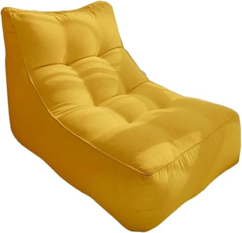 Sitzsack Stuhl, Sitzsack Sitzsack mit Füllung Lazy Sofa Bett Relax Chaiselongue Recliner Sitzsack Stuhl mit Fußstütze Ottomane von TANKUAI