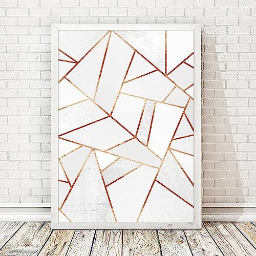 TANYANG Abstrakte Geometrie Linie Wandkunst Nordische Poster Und Drucke Leinwandgemälde Moderne Wandbilder Für Wohnzimmerdekoration 60X90Cm Kein Rahmen von TANYANG