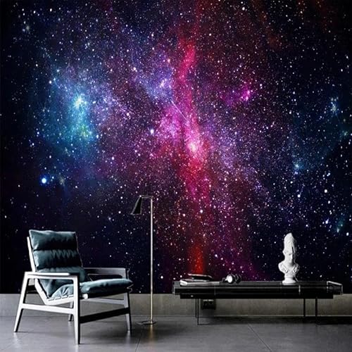 TANYANG Benutzerdefinierte Jede Größe Nachthimmel Universum Sterne Galaxie Decke 3D Foto Wandgemälde Für Schlafzimmer Wohnzimmer Tv Sofa Hintergrund Tapete 400Cm(W)×280Cm(H) von TANYANG