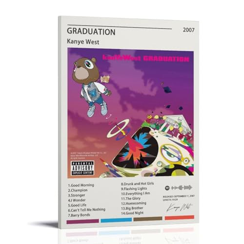 TANZEM Kanye West Poster Abschlussalbum Cover Poster Dekorative Malerei Leinwand Wandposter und Kunstdruck Modern Familie Schlafzimmer Dekor Poster 20 x 30 cm von TANZEM