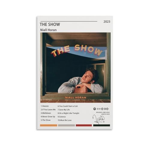 TANZEM Niall Horan The Show, Album-Cover-Poster, dekoratives Gemälde, Leinwand-Wandposter und Kunstdruck, modernes Familienschlafzimmer-Dekor-Poster, 40 x 60 cm von TANZEM