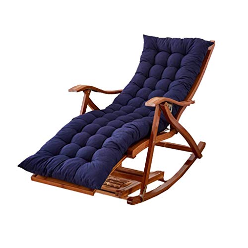TANZEM Sonnenliegen, Klappstuhl, Balkon-Schaukelstuhl mit Massagefunktion, verstellbare, tragbare Freizeit-Rückenlehne, klappbarer Liegestuhl für ältere Menschen von TANZEM