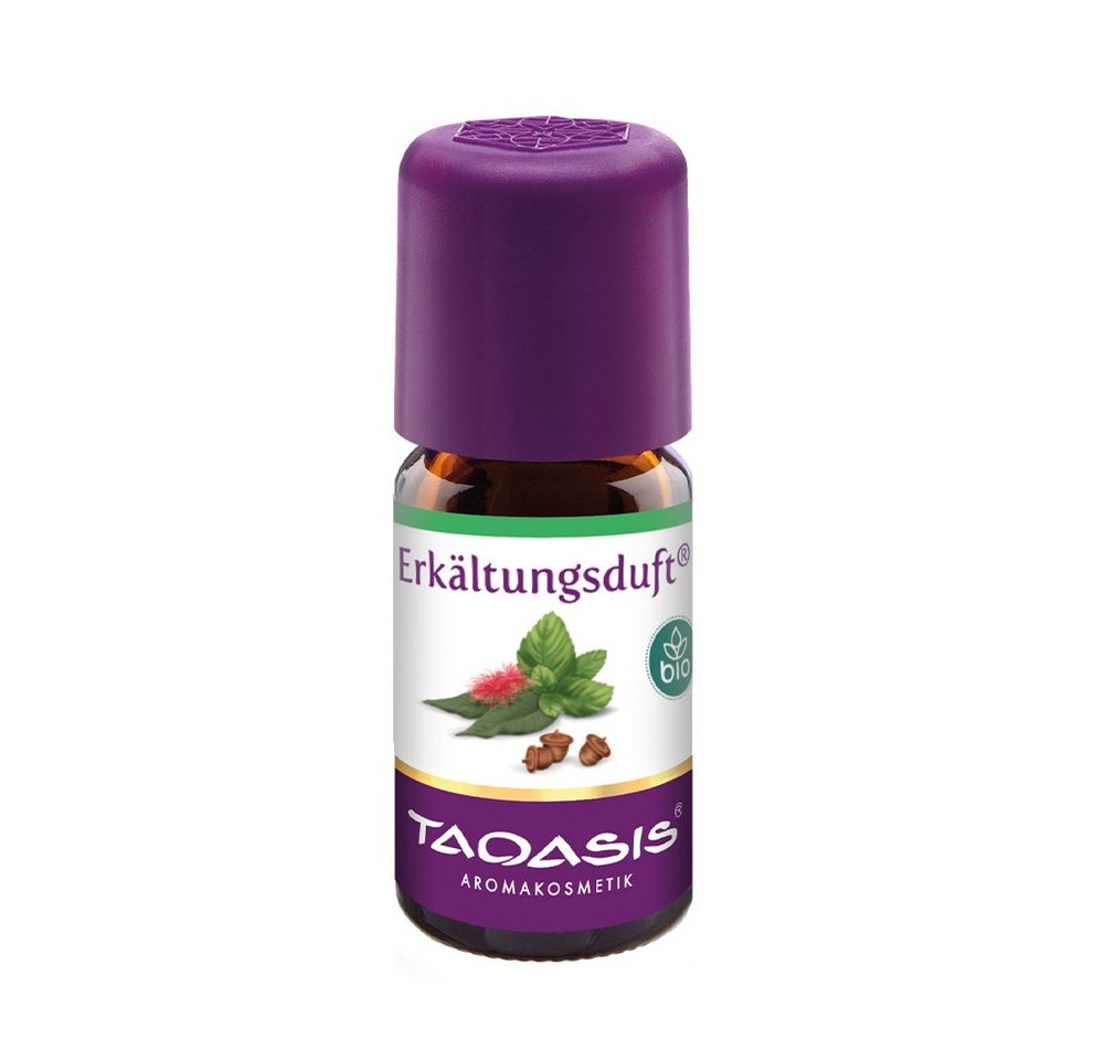 TAOASIS GmbH Natur Duft Manufaktur Duftöl ERKÄLTUNGSDUFT Bio ätherisches Öl, 5 ml, Erkältungsduft von TAOASIS GmbH Natur Duft Manufaktur